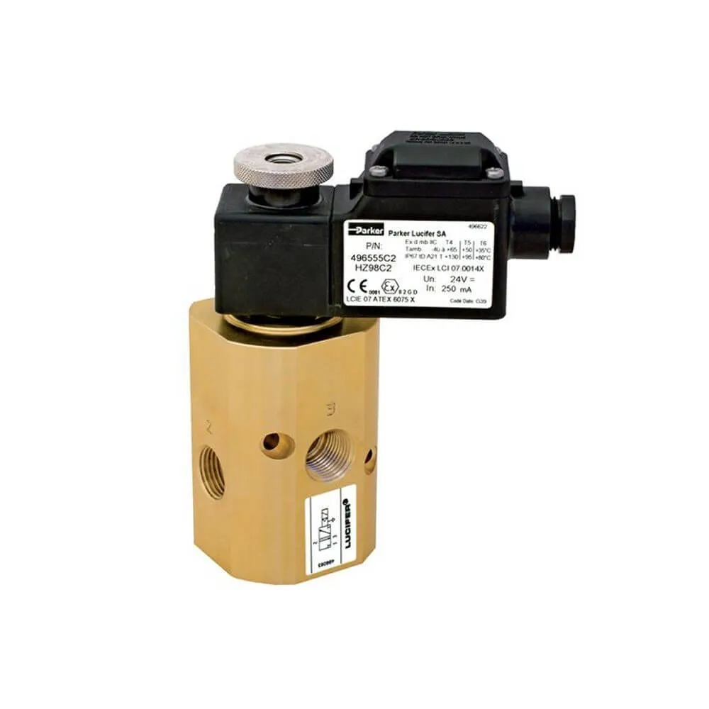 Parker 3-way Normally Closed, 1/2″ General Purpose Solenoid Valves